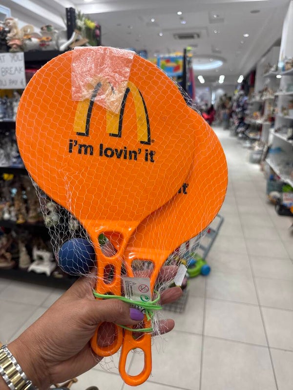 McDonald paddle racket- Toys***