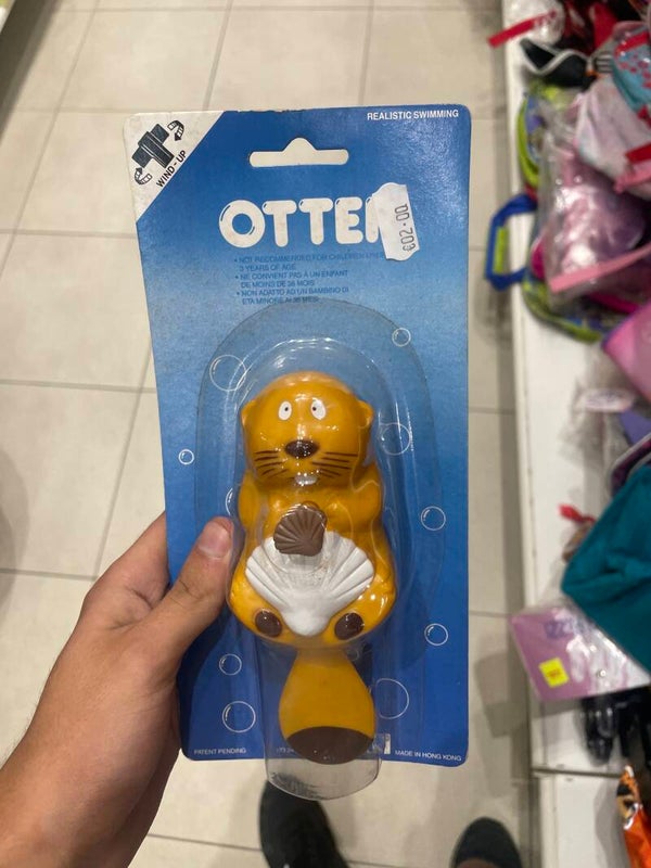 Swimming Otter - Vintage Toys