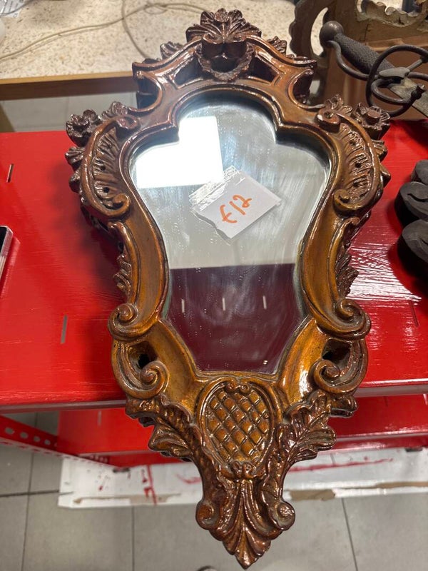 Ornate wall mirror - Antique ***