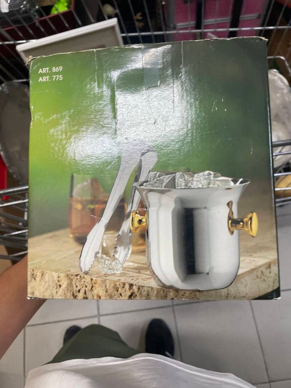 stainless steel ice bucket - Supplies*