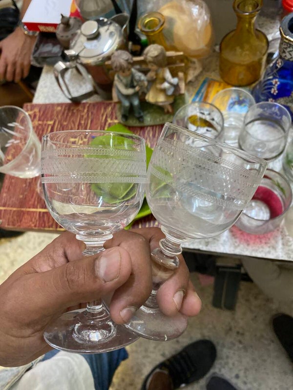 Fine Crystal Glasses - 2€ Each *