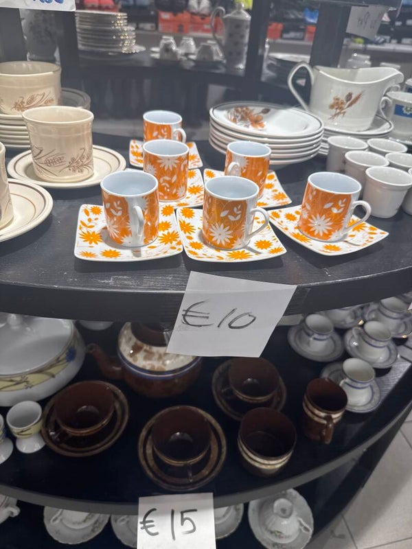 vintage 1970s Bavaria porcelain coffee - Supplies*