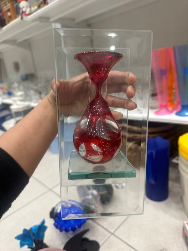Contemporary Glass Vase - Decor