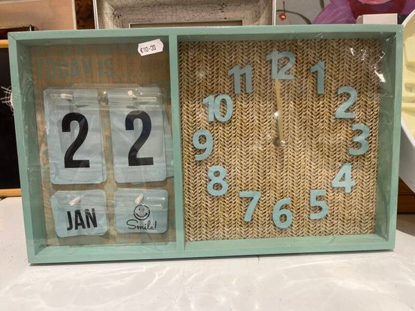 New wooden clock- Decor ***
