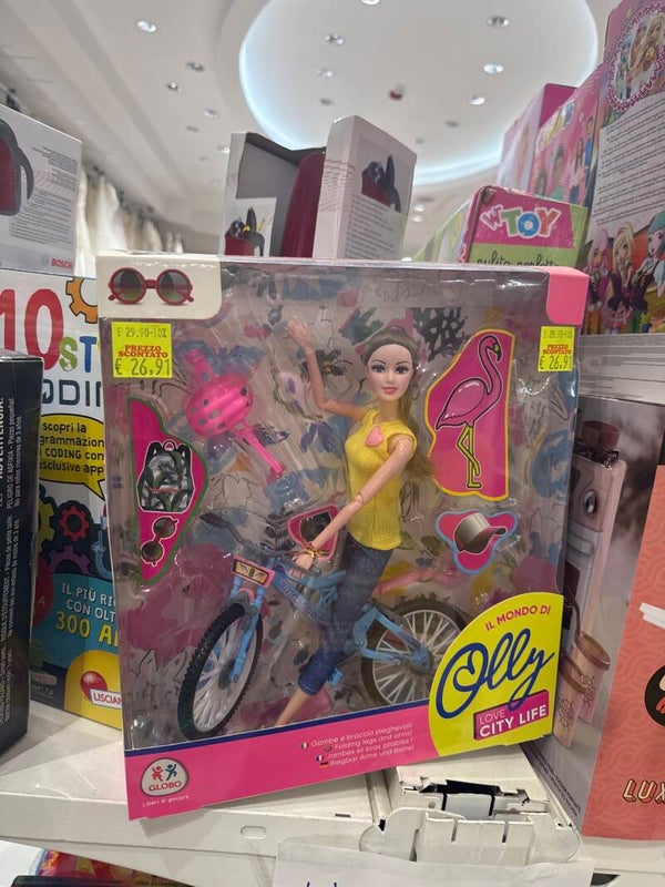 Olly on Bicycle - Toys