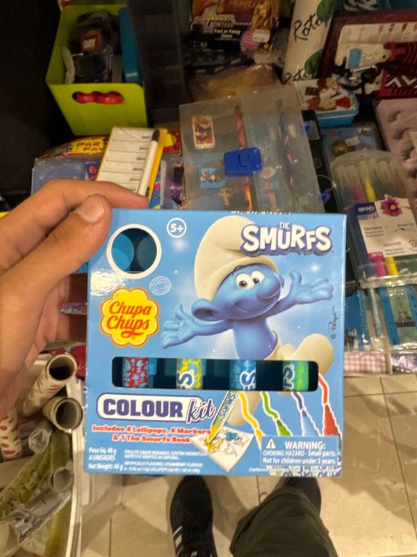 Smurfs Colouring Kit - Stationary*