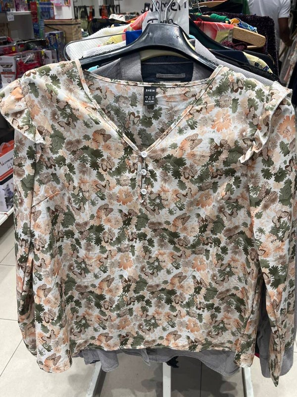 Woman Floral Blouse - Size Large