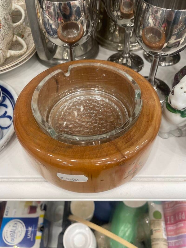 Glazed Wooden Ashtray - Supplies