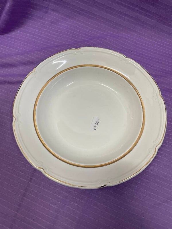 USSR Heavy Porcelain Plate - Vintage