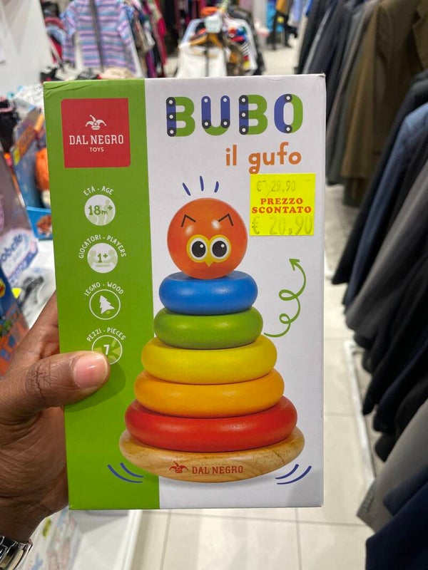 Bubo Wooden Stacking Toy - Toys