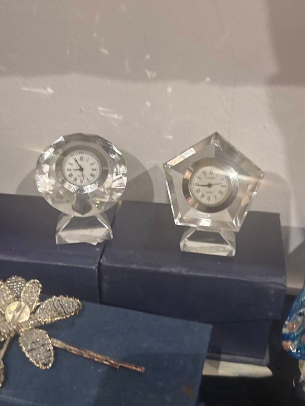 Crystal Table Clocks - Decor