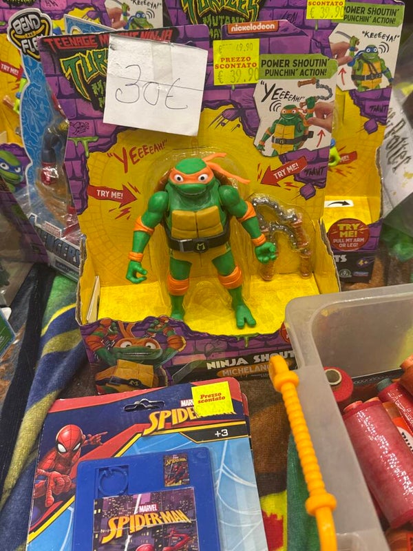 Ninja turtles - ninja shouts michelangelo - Toys*