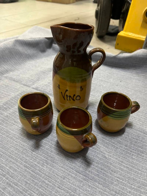Ceramic Wine Pitcher Set - Supplies