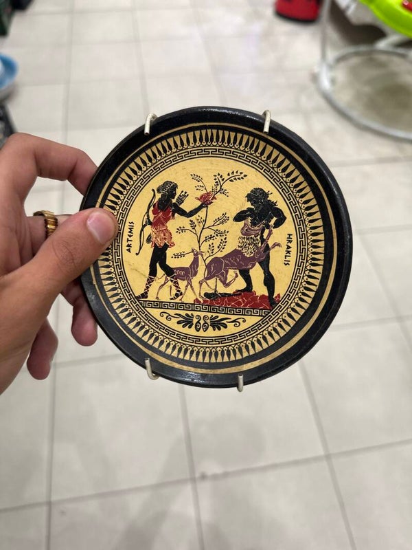 Greek decorative ceramic plate - Decor*