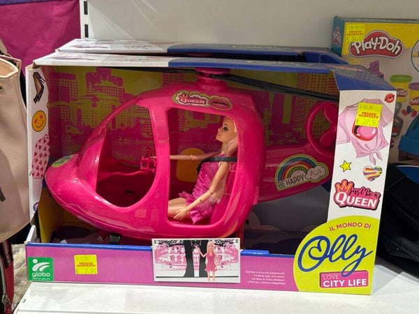 Olly Fashion Doll and Helicopter Play set - Toys***