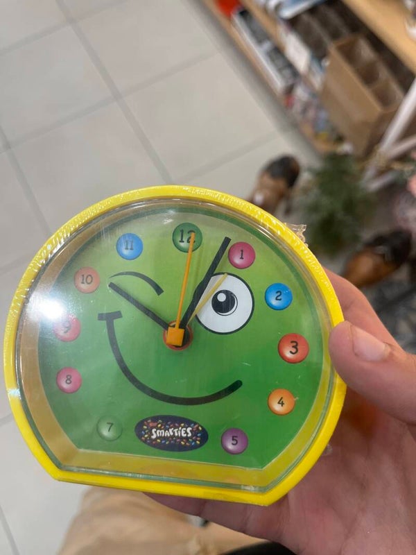 Smarties Clock - Collectible