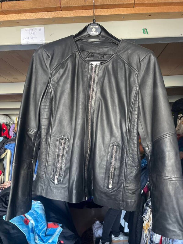 Women Leather Jacket -Size XL***