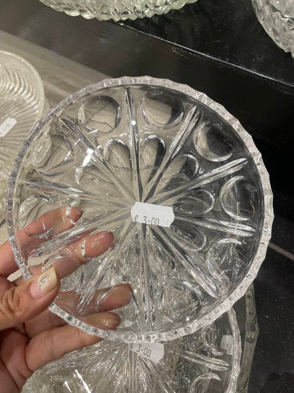Glass mini Plates-Decor***