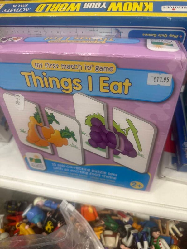My first Match it game Things i eat - games*