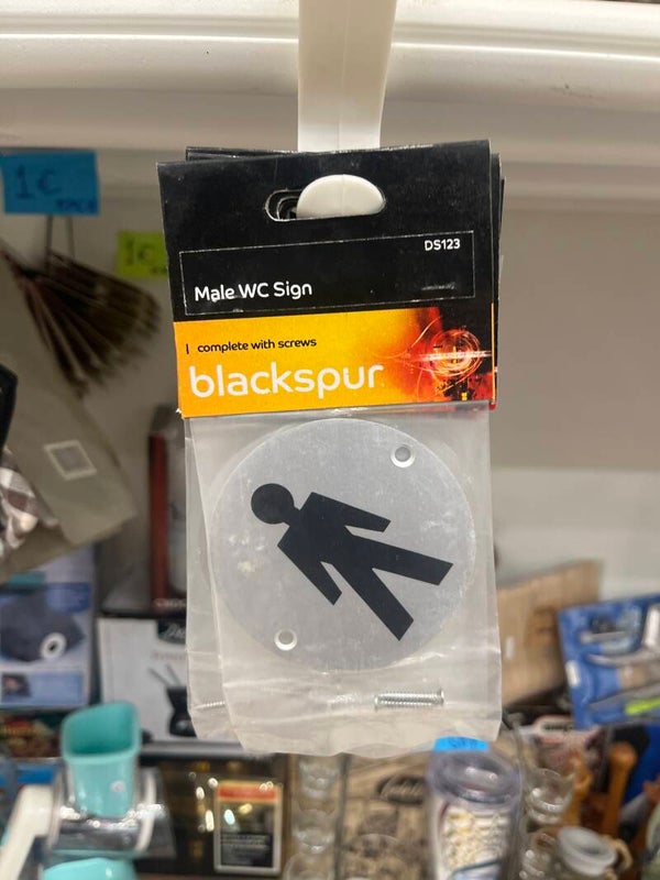 Male WC Signs - Supplies