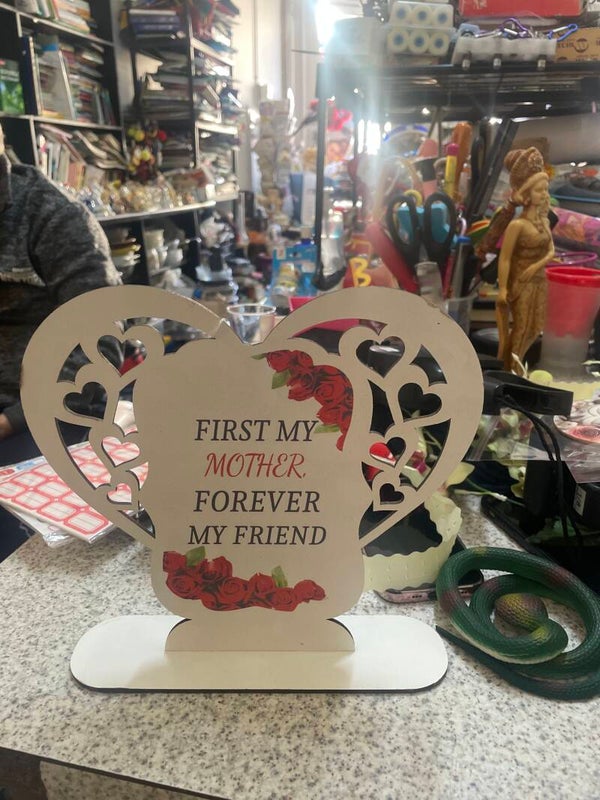 Wooden Heart Plaque - Supplies