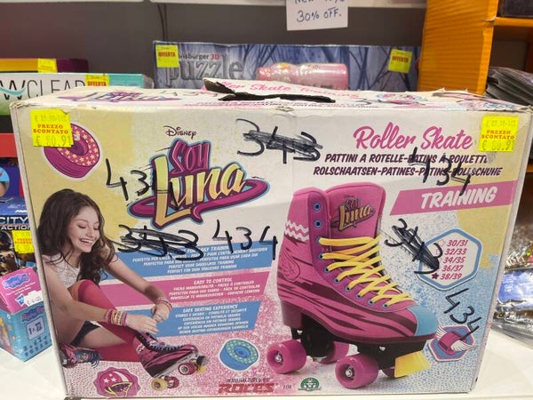 Girls Roller Skates - Size 38/39 - Sports