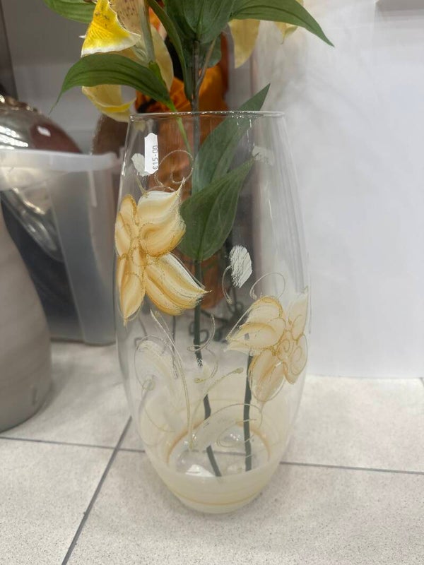 Large Glass Vase-Decor***