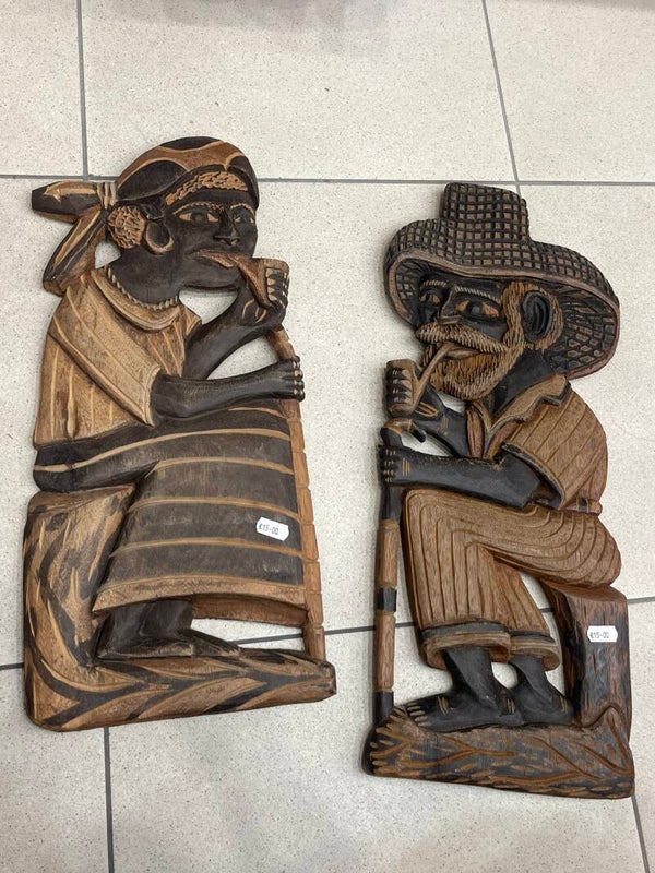 Wooden Wall Figures - Decor