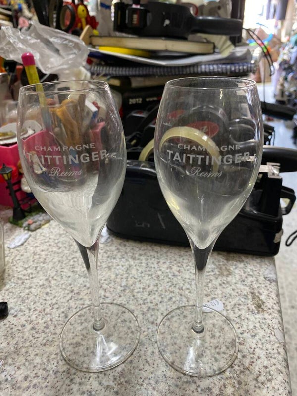 Champagne Taittinger Glasses-Supplies-each 1€