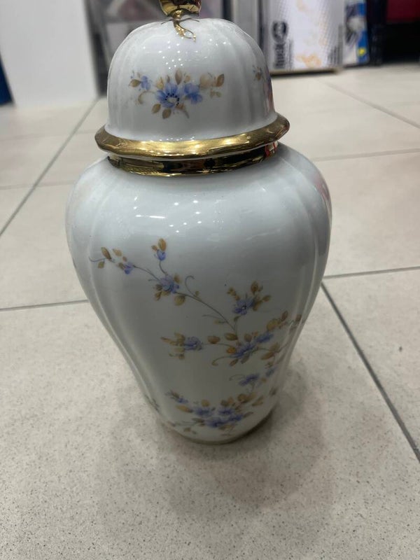 Porcelain Ginger Jar - Decor