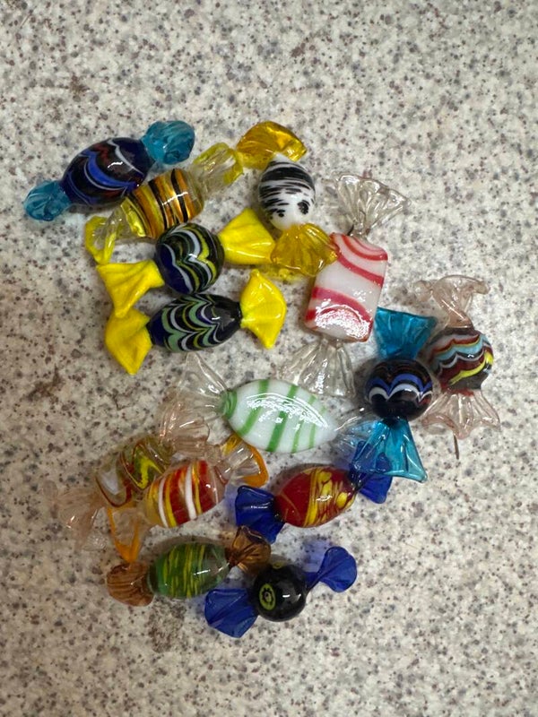 Candies in Glass - €2 Each - Decor