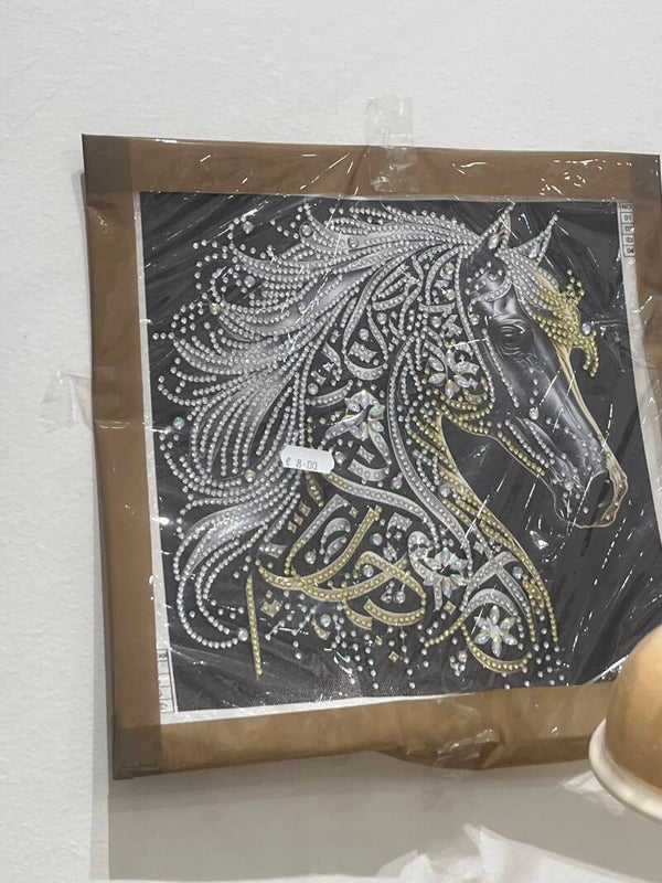 5D White Horse - Diamond Painting - Crafts
