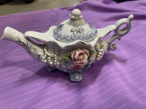 Porcelain Decorative Teapot - Collectibles