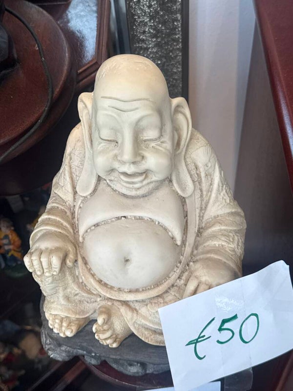 alabaster-resin Buddha statue - Decor*