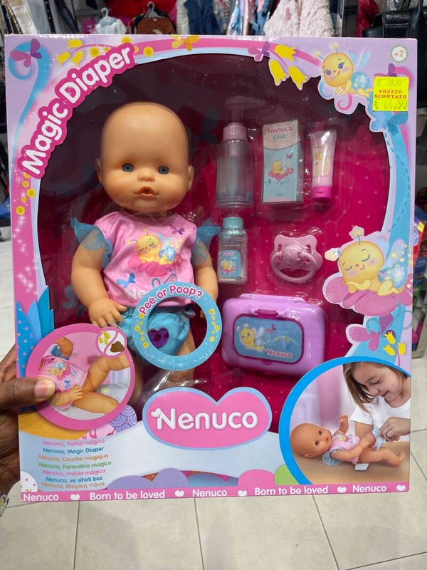 Nenuco Magic Diaper Doll - Toys
