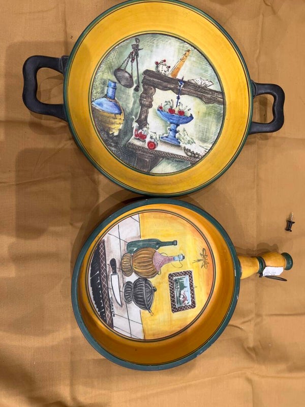 Hand Painted Ceramic Decorative Wall Plaque-Decor***