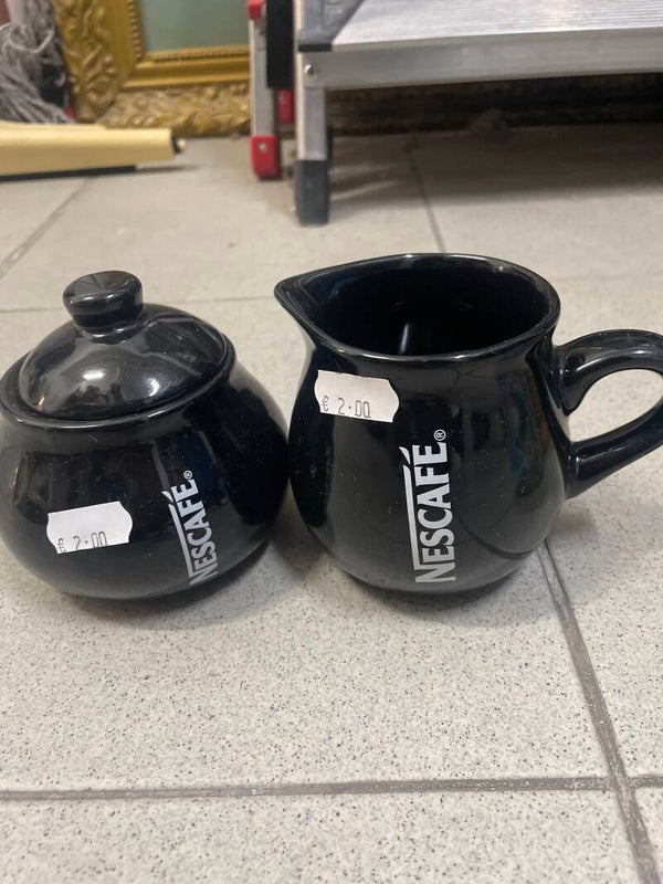 Nescafé Sugar Pot and Creamer Jug - Supplies