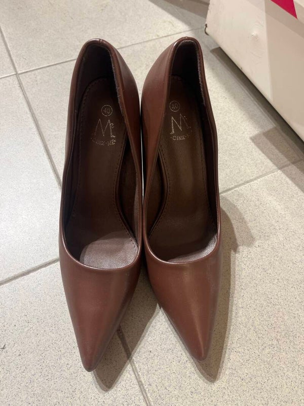 Women Stiletto Brown - Size 40