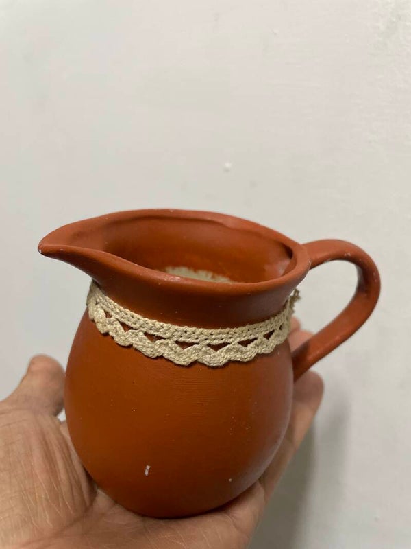 Terracotta Creamer Jar - Decor