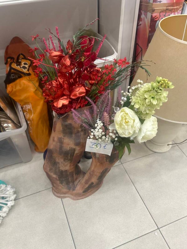 Trunk Shaped Flower Vase - Decor