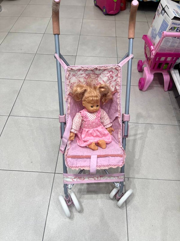 Stroller and doll-Toys***