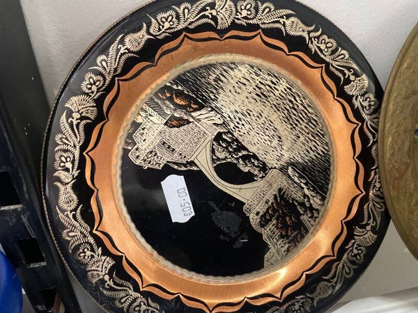 Black Decorative Plate - Decor