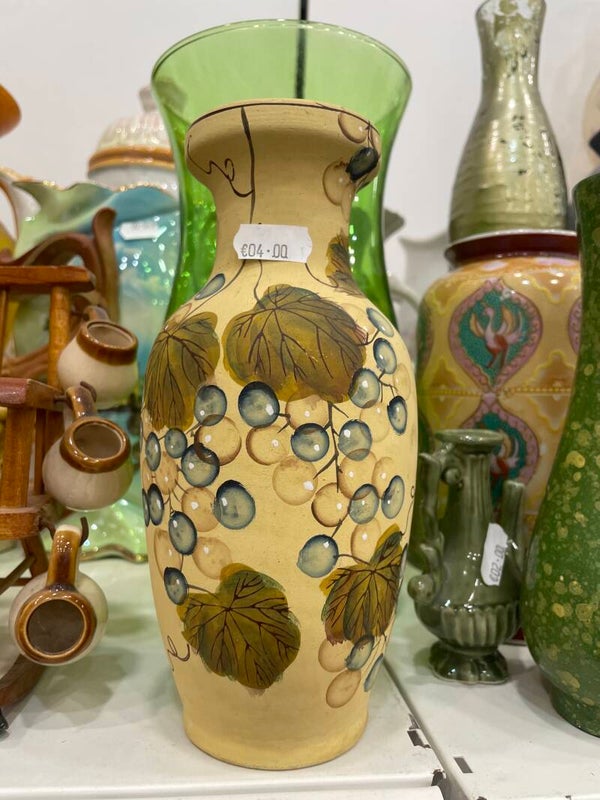 Decorative Hand Painted Vase - Decor