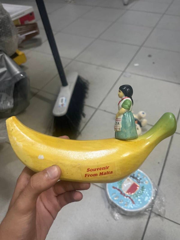 Malta Banana Money Box souvenir - Decor*