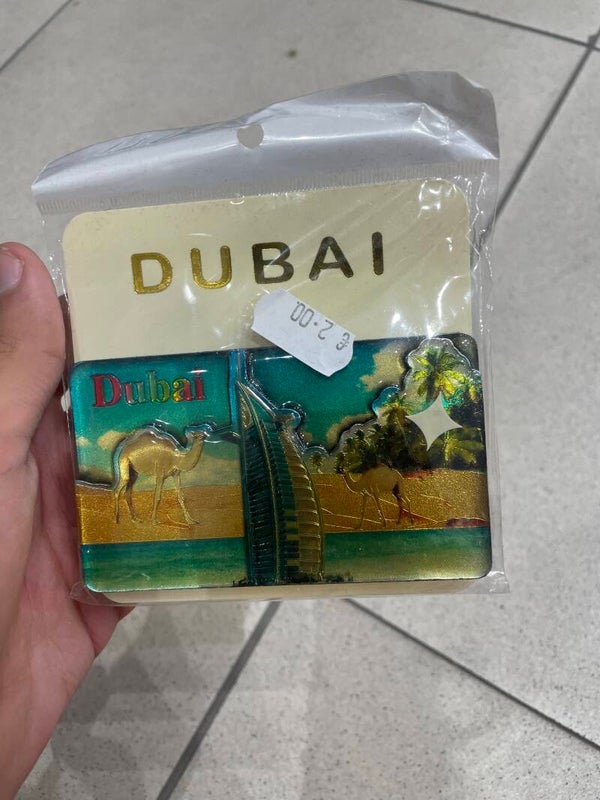 Dubai Magnet with Burj Khalifa - Collectibles*