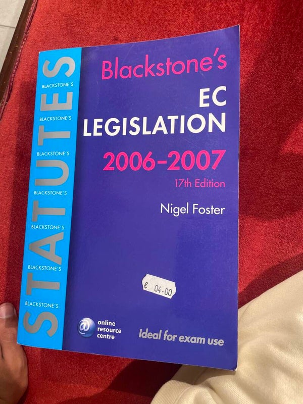 EC Legislation - Books*