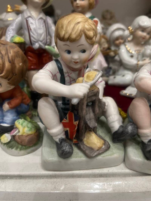 Ceramic Boy Figurine - Figurines**