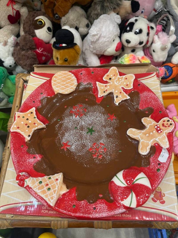 Ceramic Christmas Plate - Supplies***