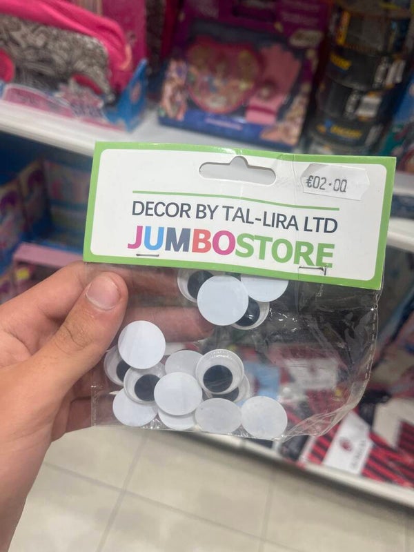 Tal-lira googly eyes - Stationary*