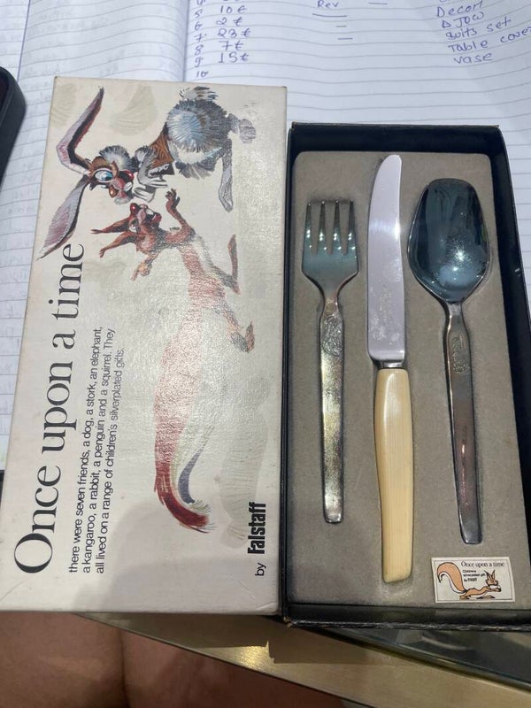 Once upon a time Silver Plates Gift - Gifts*